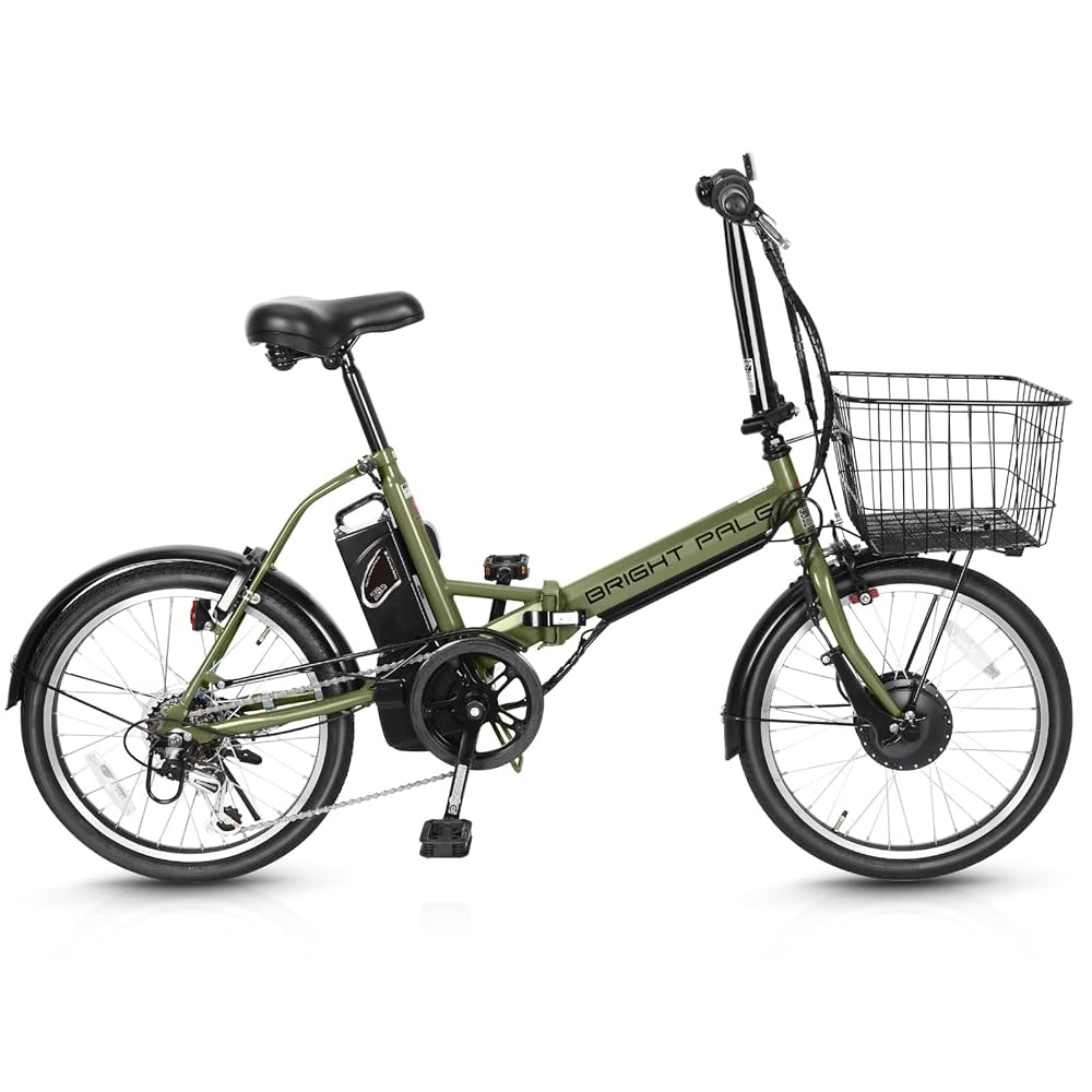 Amazon | Bright Pale 電動アシスト自転車 20インチ 24V7.8Ah